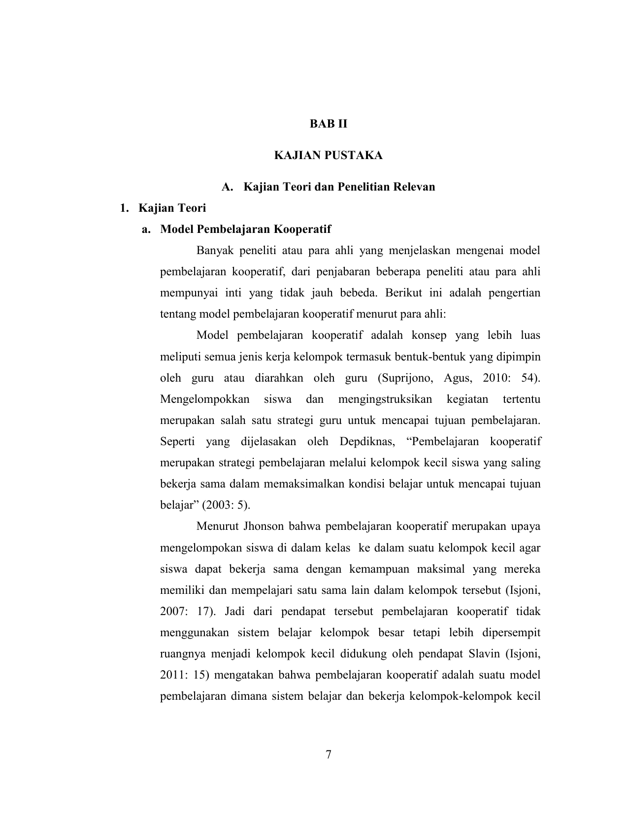 Contoh Bab 2 Skripsi UT Cara Memilih Teori yang Paling Relevan - Klik