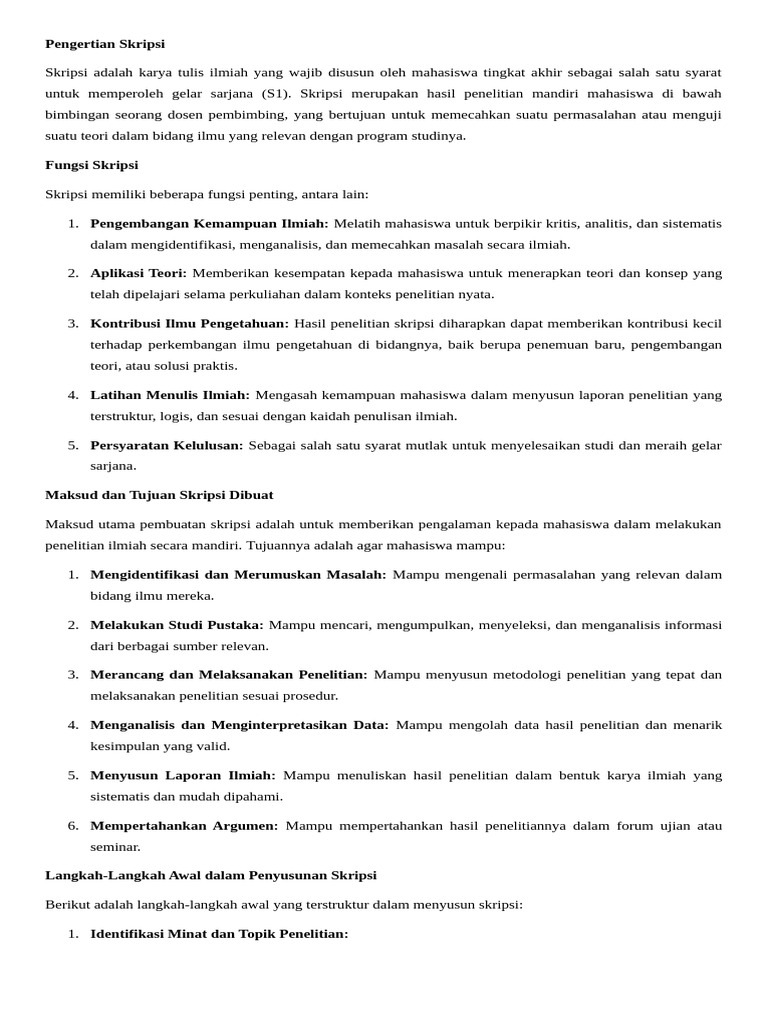 5 Rahsia di Balik Panduan Membuat Skripsi PDF 2026 yang Wajib Diketahui