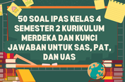 45 Contoh Soal IPAS Kelas 4 Semester 2 Kurikulum Merdeka dan Kunci Jawaban