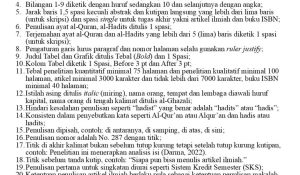 Ketentuan Teknis Menulis Skripsi