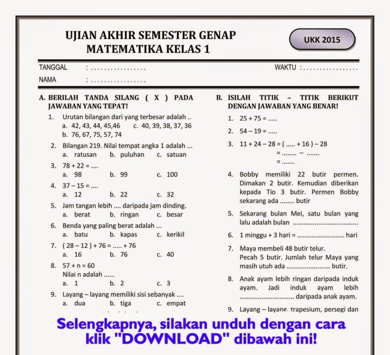 Ternyata Ini 5 Soal UAS Semester 1 Kelas 4 Kurikulum 2013 IPAS 2026 yang Wajib Dikuasai Ternyata Ini 5 Soal UAS Semester 1 Kelas 4 Kurikulum 2013 IPAS 2026 yang Wajib Dikuasai
