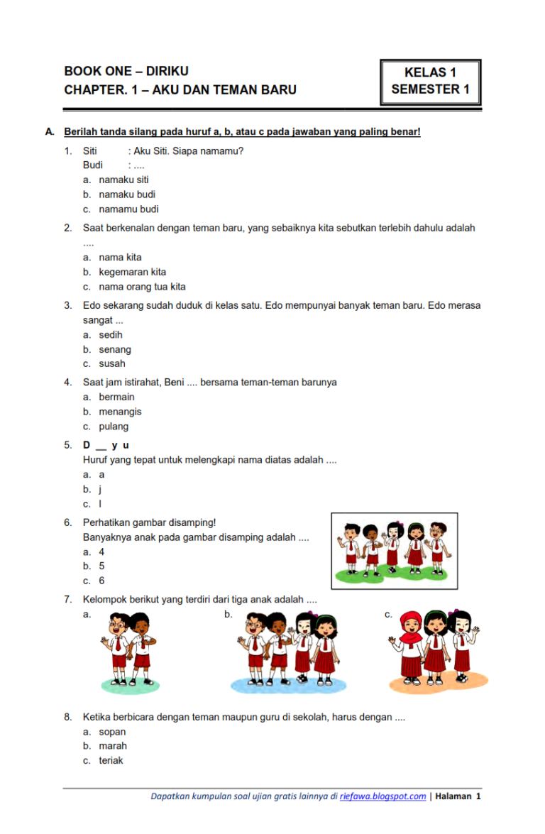 5 Contoh Soal Tema 4 Kelas 2 SD Semester 1 yang Siap Cetak, Wajib Tahu 5 Contoh Soal Tema 4 Kelas 2 SD Semester 1 yang Siap Cetak, Wajib Tahu