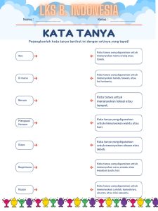 Contoh Soal Kata Tanya Kelas 2 SD PDF