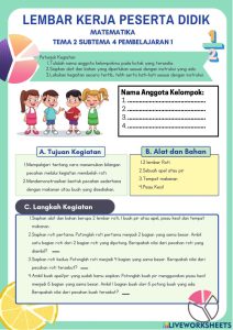 contoh soal kelas 4 tema 3 subtema 2