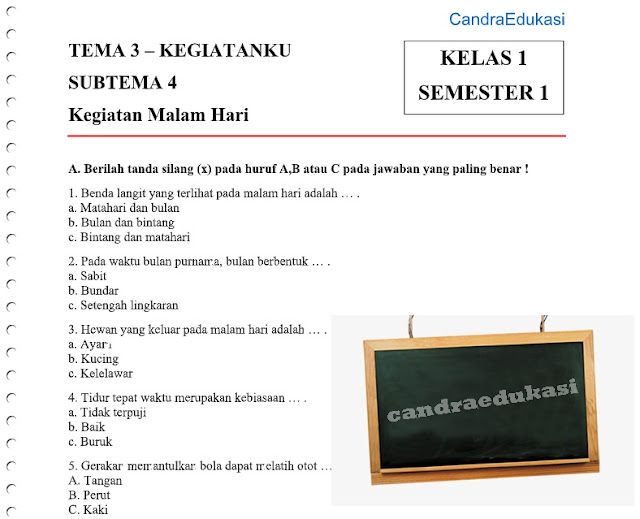 Ternyata Ini 3 Soal Latihan Kelas 1 Tema 3 Subtema 4 yang Paling Sulit di 2026 Ternyata Ini 3 Soal Latihan Kelas 1 Tema 3 Subtema 4 yang Paling Sulit di 2026