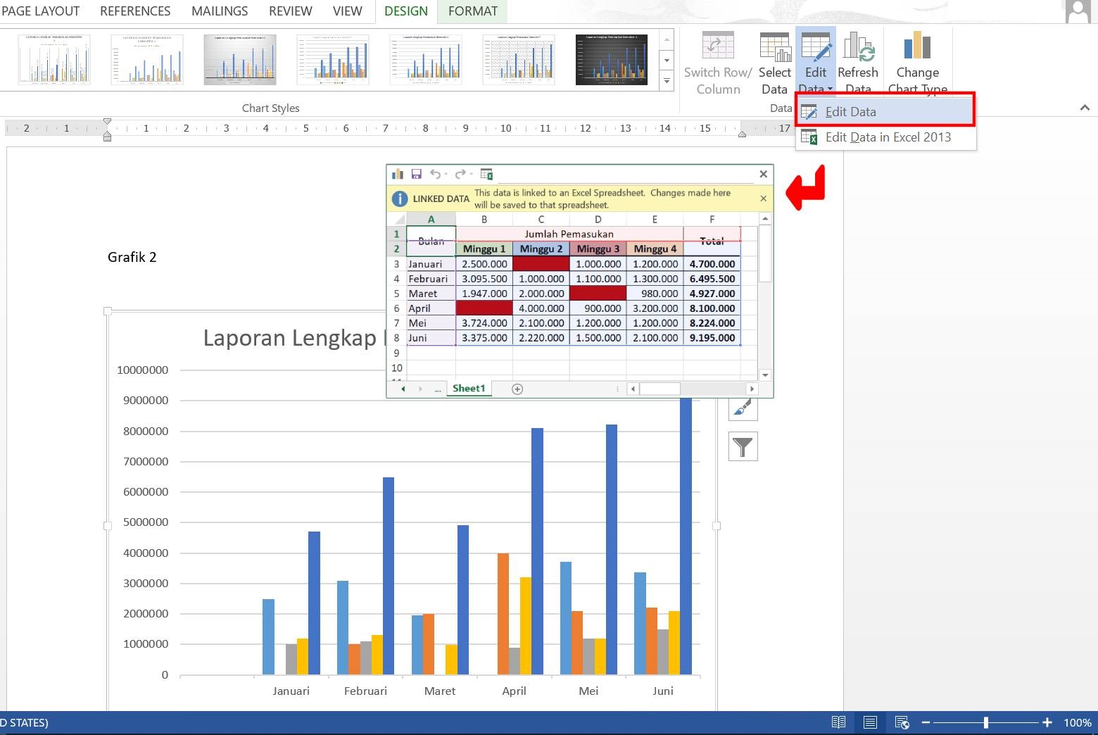 5 Cara Praktis Membuat Grafik di Microsoft Word 5 Cara Praktis Membuat Grafik di Microsoft Word