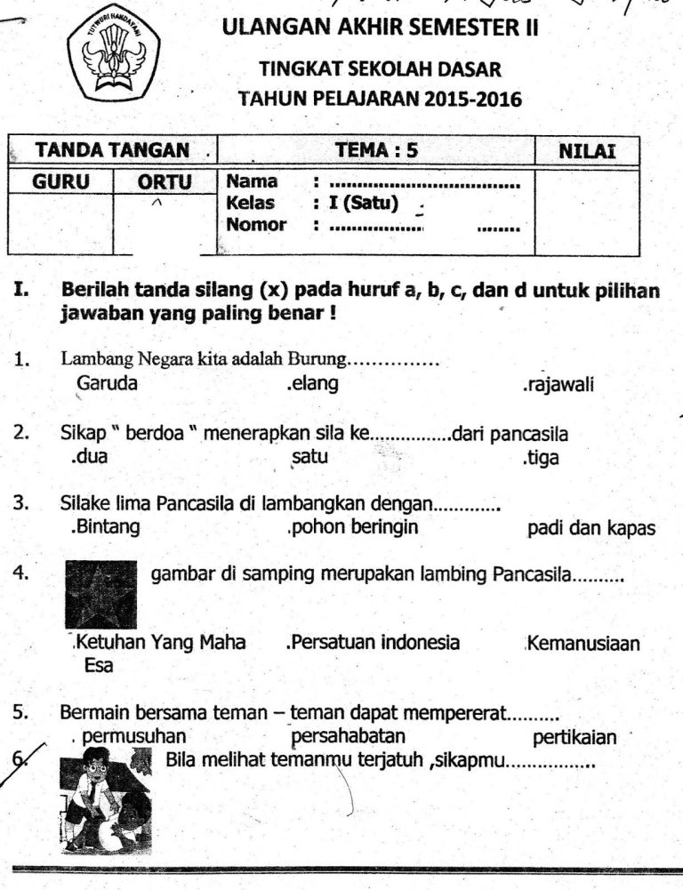 10 Contoh Soal Ulangan Harian Tema 5 Kelas 3 SD, Wajib Tahu Sebelum Terlambat